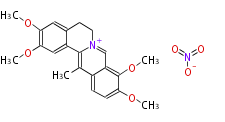 Dehydrocorydaline nitrate.png